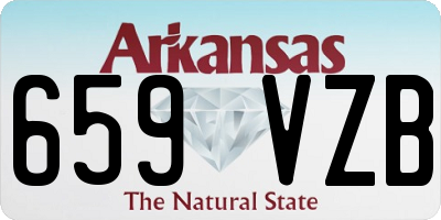AR license plate 659VZB