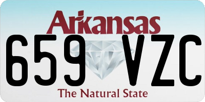 AR license plate 659VZC
