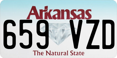 AR license plate 659VZD