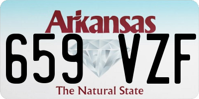 AR license plate 659VZF