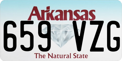 AR license plate 659VZG