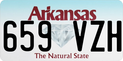 AR license plate 659VZH