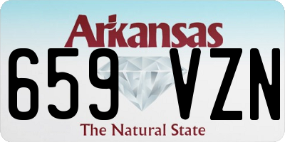 AR license plate 659VZN