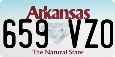 AR license plate 659VZO