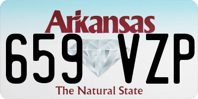 AR license plate 659VZP
