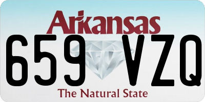 AR license plate 659VZQ