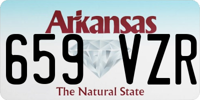 AR license plate 659VZR