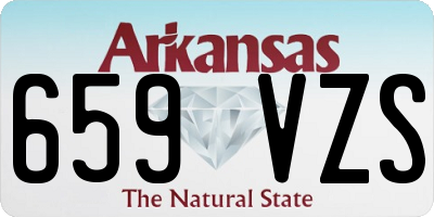 AR license plate 659VZS