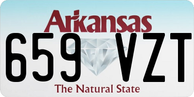 AR license plate 659VZT