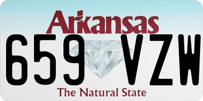 AR license plate 659VZW
