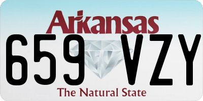 AR license plate 659VZY