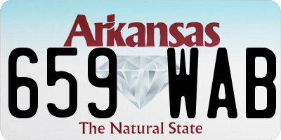 AR license plate 659WAB