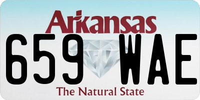 AR license plate 659WAE