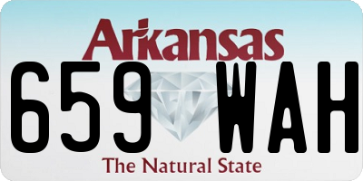 AR license plate 659WAH