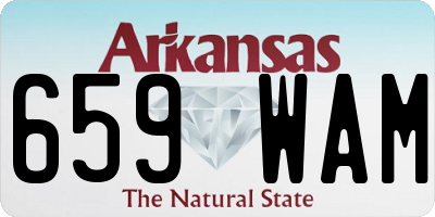 AR license plate 659WAM