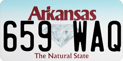 AR license plate 659WAQ
