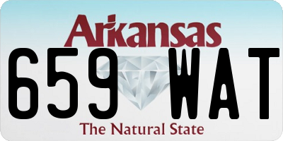 AR license plate 659WAT