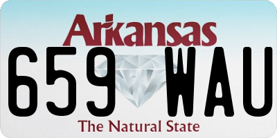 AR license plate 659WAU