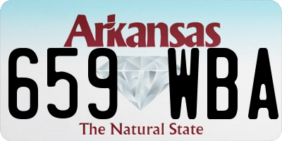 AR license plate 659WBA