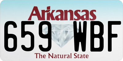 AR license plate 659WBF