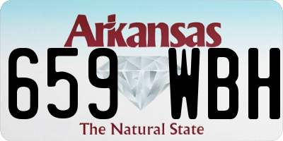 AR license plate 659WBH