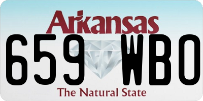 AR license plate 659WBO