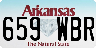 AR license plate 659WBR