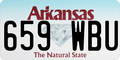AR license plate 659WBU