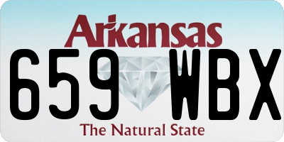 AR license plate 659WBX