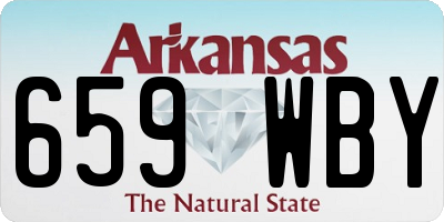 AR license plate 659WBY