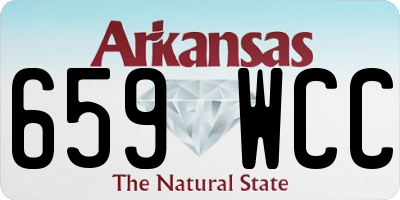 AR license plate 659WCC