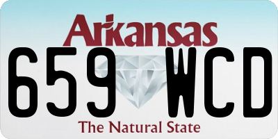 AR license plate 659WCD