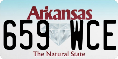 AR license plate 659WCE