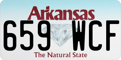 AR license plate 659WCF