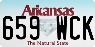 AR license plate 659WCK