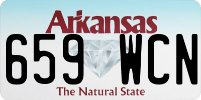 AR license plate 659WCN