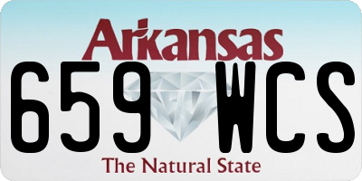 AR license plate 659WCS