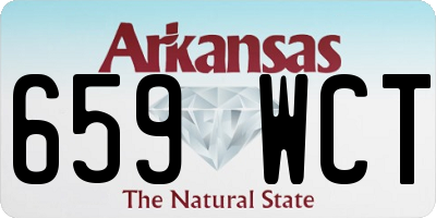 AR license plate 659WCT