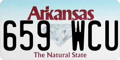 AR license plate 659WCU