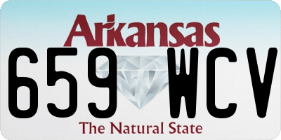 AR license plate 659WCV