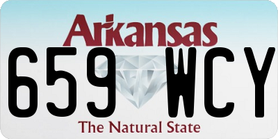 AR license plate 659WCY