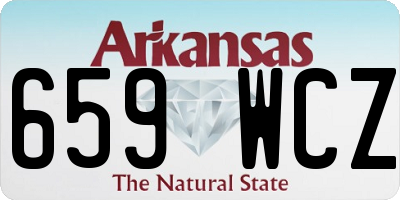 AR license plate 659WCZ