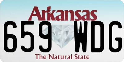 AR license plate 659WDG