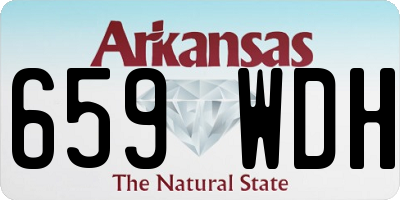 AR license plate 659WDH