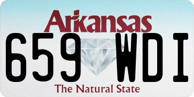 AR license plate 659WDI