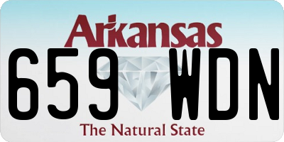 AR license plate 659WDN