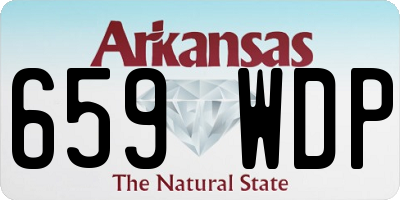 AR license plate 659WDP