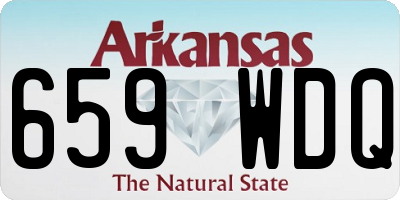 AR license plate 659WDQ