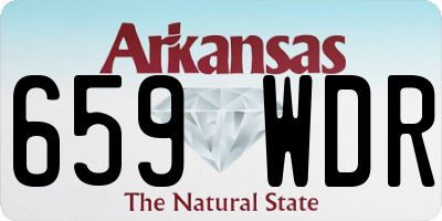 AR license plate 659WDR