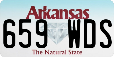 AR license plate 659WDS